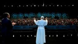 Il Papa parla ai partecipanti al Meeting di Rimini