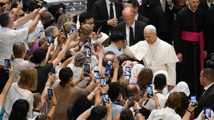 教皇レオ14世　2026年8月26日の一般謁見　バチカン、聖ペトロ大聖堂