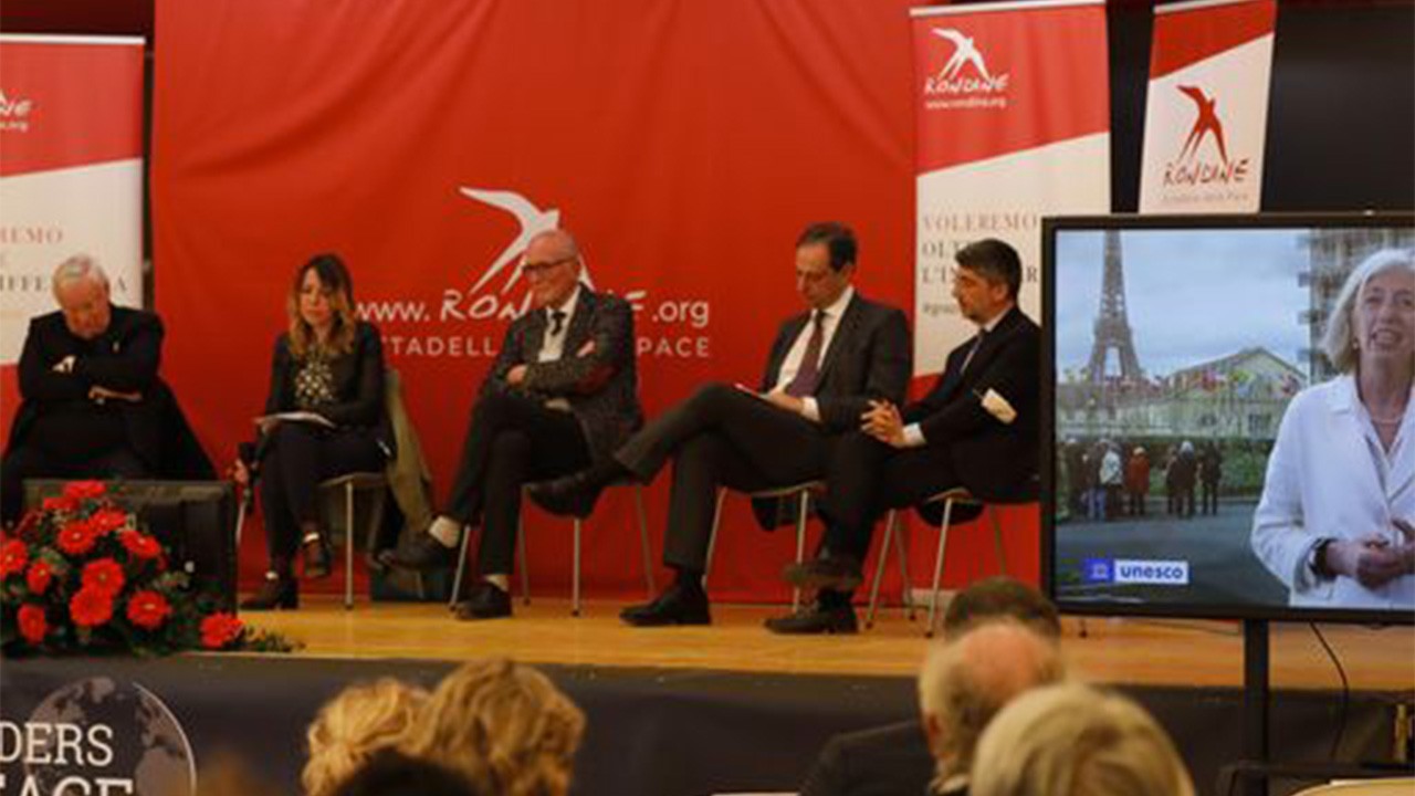 Inaugurazione  del Centro Internazionale di Formazione della Cittadella della Pace., con il Metodo Rondine