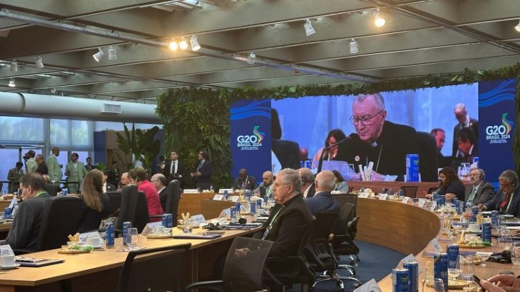 Parolin bíboros felszólalása a brazíliai G20 csúcstalálkozón