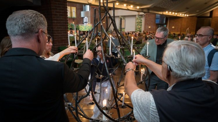 Célébrations œcuméniques à Stockholm, le 19 août 2025. 