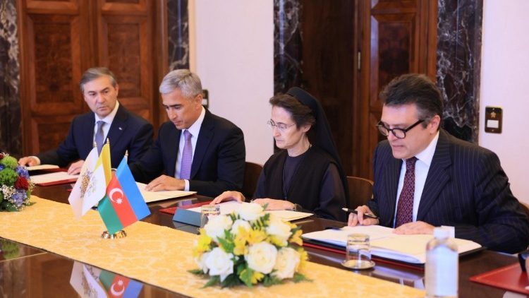 Vatikan Şəhər-Dövlətinin Qubernatorluğu ilə Heydər Əliyev Fondu arasında yeni sazişin imzalanması, 30 aprel 2026, Vatikan 