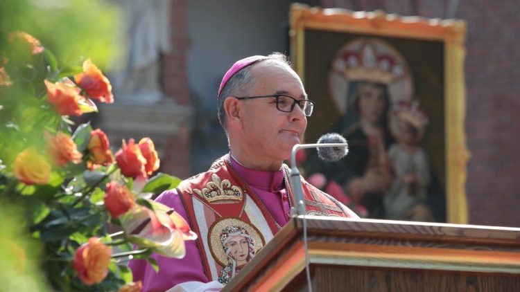 Archbishop Andrzej Przybylski in Piekary Śląskie