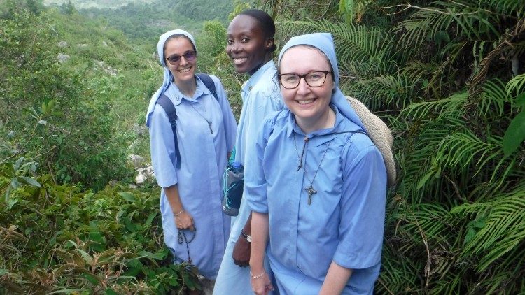 Des religieuses de la Famille Myriam Beth'léhem en Haïti.