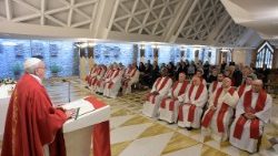 Misa del Papa en la Capilla de la Casa Santa Marta