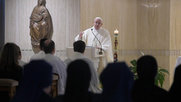 Die Frühmesse in der Casa Santa Marta am Donnerstag