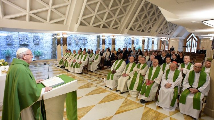 2018-06-14 Papa Francesco celebra la Messa a santa Marta