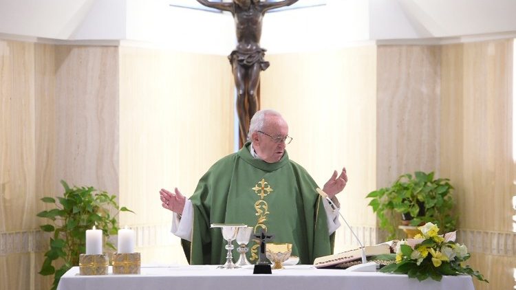 2018-06-14 Papa Francesco celebra la Messa a santa Marta