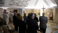 Die Frühmesse in der Casa Santa Marta am Freitag
