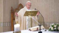 Franziskus bei der Frühmesse - eine Aufnahme von diesem Donnerstag