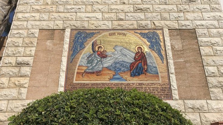 2018.08.16 Nazareth, mosaico annunciazione