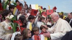 Gjon Pali II në Shkodër, 25 prill 1993