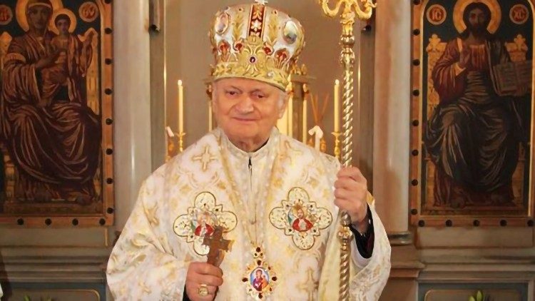 Cardinalul Lucian Mureșan, arhiepiscop major al Arhieparhiei majore greco-catolice de Făgăraș și Alba Iulia.