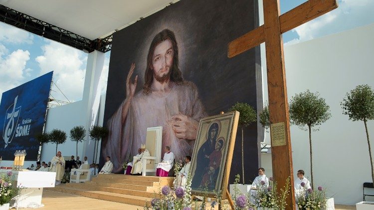 Do młodzieży na krakowskich Błoniach papież Franciszek m&oacute;wił o Miłosierdziu Bożym