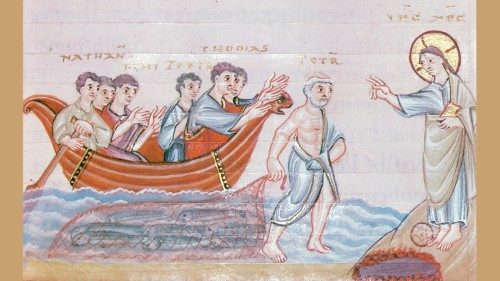 Peters fiskefangst. Angelus