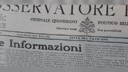 Titelseite der italienischsprachigen Tageszeitung