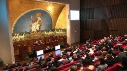  Pontificia Università Lateranense, interno dell'aula magna