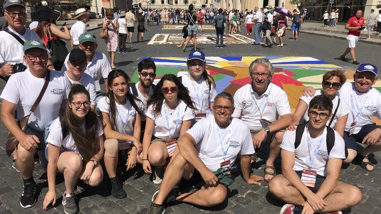 Einige der Blumen-Künstler