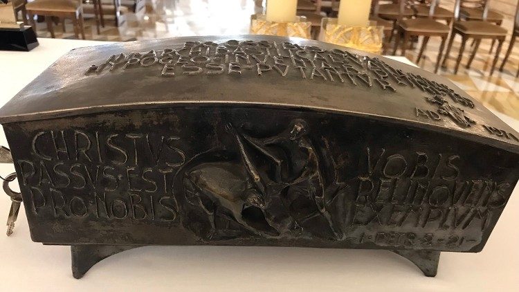 Реликвариум с мощи на Свети Петър