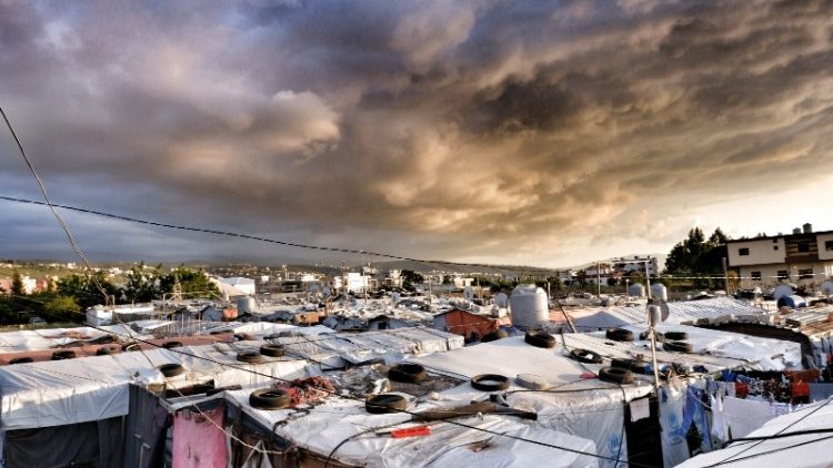 Ein syrisches Flüchtlingscamp im Libanon