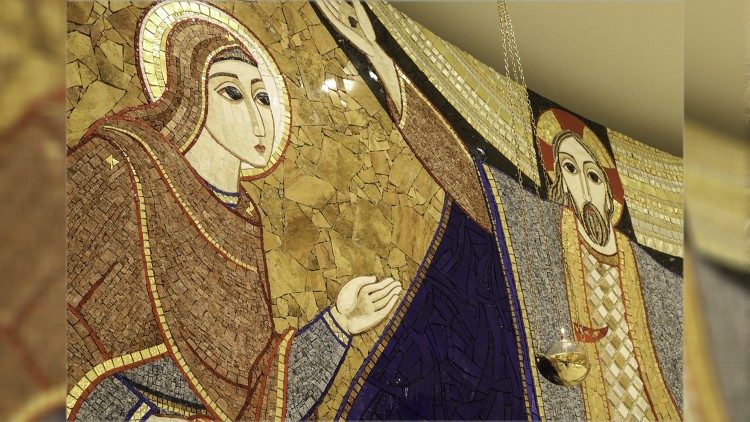 2019.09.12 festa del Santo Nome di Maria (mosaico di P. Rupnik sj