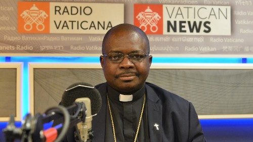Mgr Guy Richard Appora, episkopo ya Bambari mpe mokambi ya lisanga lya ba episkopo ya Centrafrique