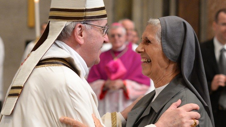 Santa Misa, inicio del ministerio petrino, encuentro del Papa Francisco con Sor Ana Rosa Sívori