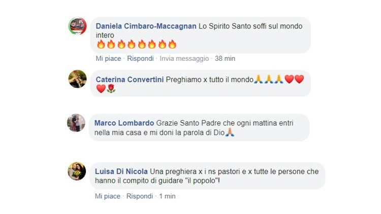 I vostri commenti su @vaticannews.it