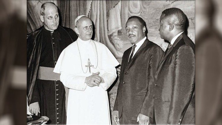 El Papa Pablo VI y Martin Luther King