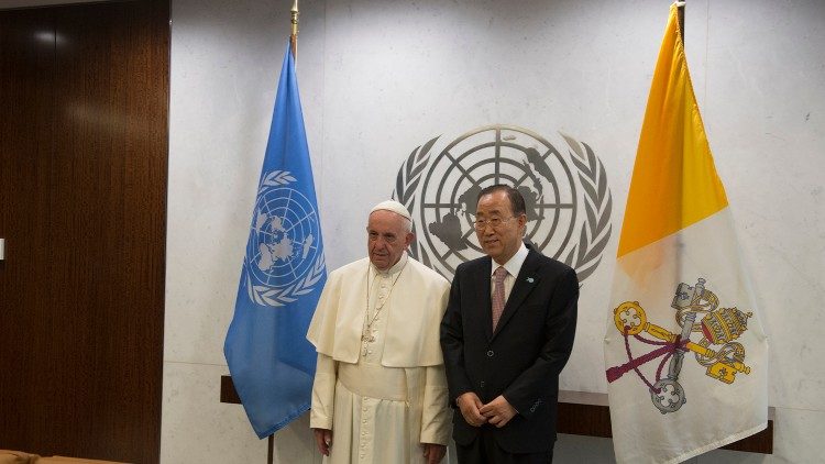 ഫ്രാൻസിസ് പപ്പാ ഐക്യരാഷ്ട്രസംഘടനയിൽ - ഫയൽ ചിത്രം