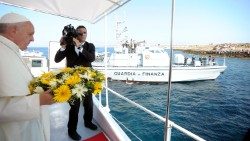 Papa Francesco em Lampedusa (08-07-2013)