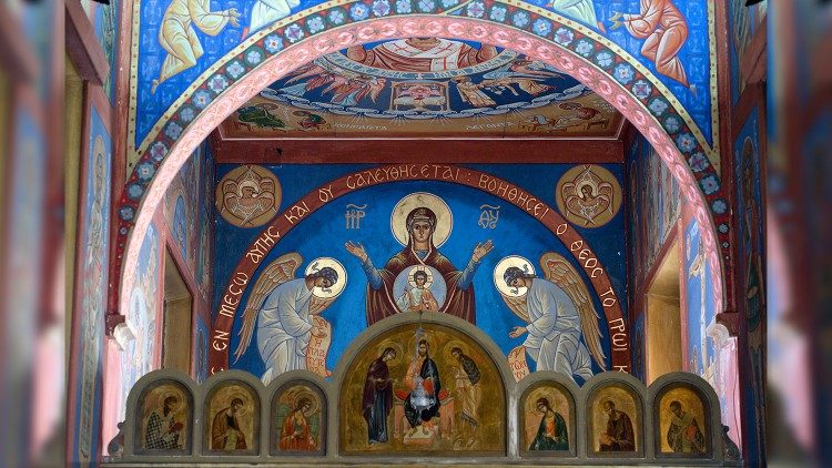 Détail de la chapelle du dicastère pour les Églises orientales.