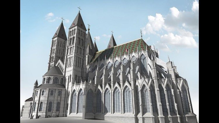 Kisha Katedrale di Notre-Dame e Tournai