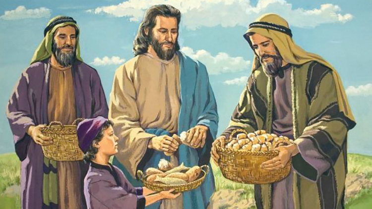 2021.07.24 cinque pani d'orzo e due pesci