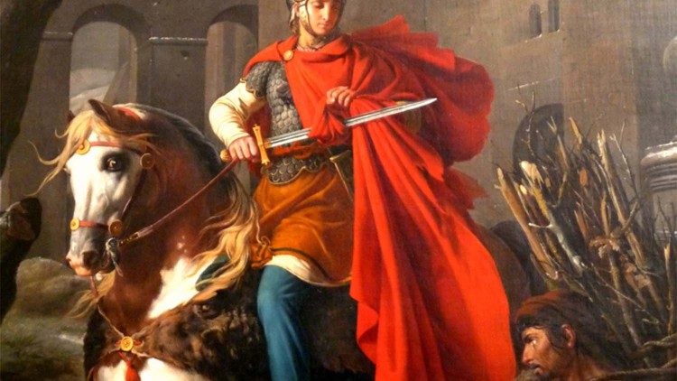 Sankt Martin auf einem Gem&auml;lde