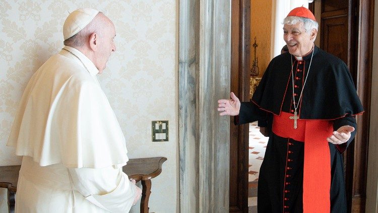 ഫ്രാൻസിസ് പാപ്പായും കർദ്ദിനാൾ എദ്വാർദോ മെനിക്കെല്ലിയും