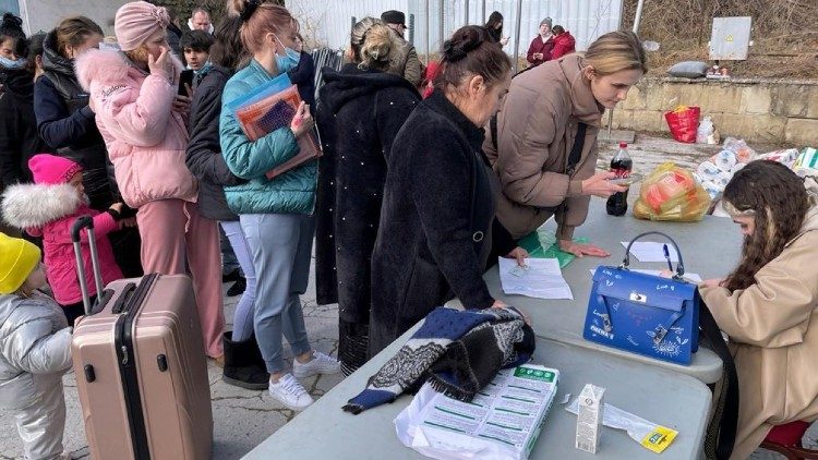 Ukrainische Flüchtlinge in Chișinău, Republik Moldau (Archivbild) 