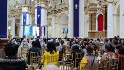 Basilika ya Mama Yetu wa Rozari huko Chiquinquirá - Colombia.
