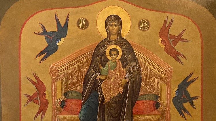 2022:04.05 Icona Madonna Sedes Sapientiae