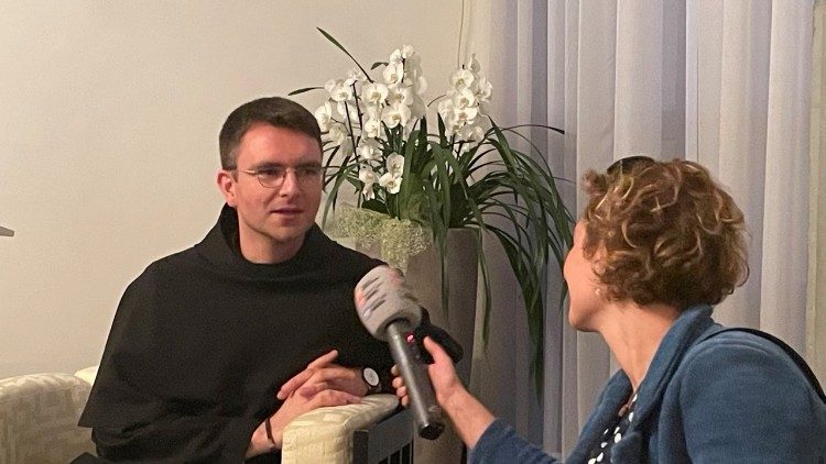 Bruder Andreas Murk, Provinzialminister der Franziskaner-Minoriten, im Interview mit Radio Vatikan (Archivbild, 2022)