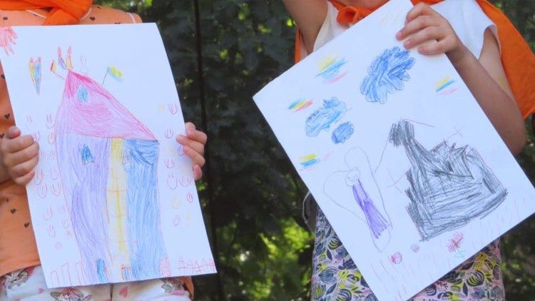 Ukrainiečių vaikų piešiniai