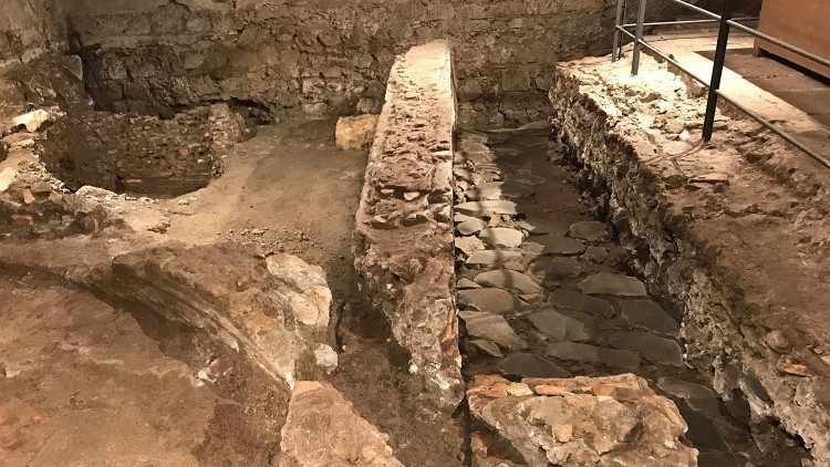 Il ritrovamento di un'antica strada romana