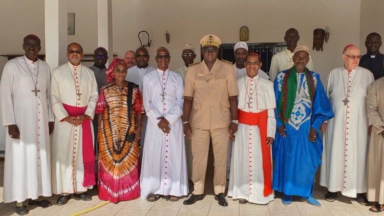 Les évêques et participants à l'assemblée plénière de la conférence épiscopale Sénégal, Cap Vert, Mauritanie, Guinée Bissau