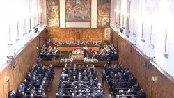 L'aula magna dell’Università Cattolica del Sacro Cuore di Milano.