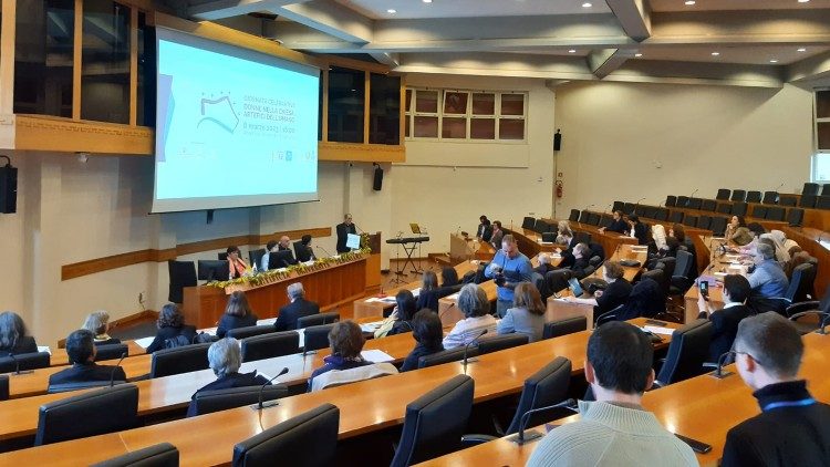 Im gro&szlig;en H&ouml;rsaal der Urbaniana