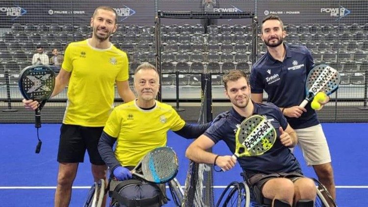 Atleti di Padel inclusivo