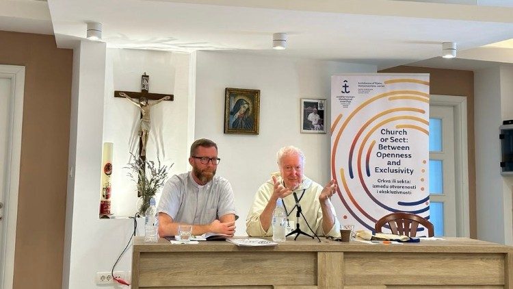 La lezione di padre Timothy Radcliffe, teologo domenicano, nella Domus Laurana di Rijeka