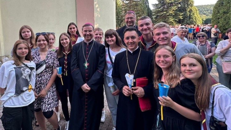 Delegacja ŚDM wraz z młodymi z Ukrainy