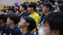 Przedstawieiciele koreańskiej młodzieży na SDM w Lizbonie