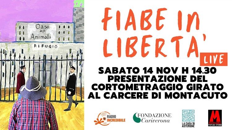 La locandina di "Fiabe in libertà", progetto di Radio Incredibile